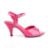 pink lakk 8 cm BELLE-309 high heels sko til menn