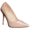 beige lakk 10 cm CLASSIQUE-20 høye pumps damesko til menn