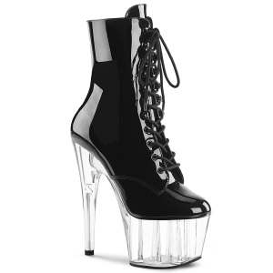 ADORE-1020 18 cm pleaser h�ye h�ler boots svart