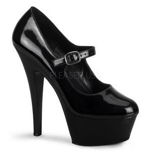 Black Varnish 15 cm KISS-280 Womens Shoes with High Heels