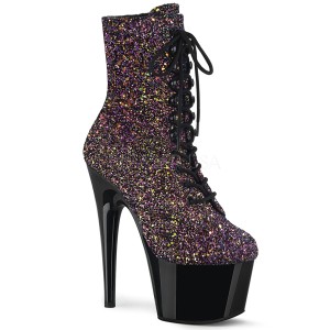 Glitter 18 cm Pleaser ADORE-1020LG Pole dancing ankle boots