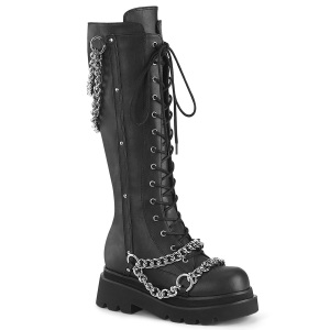 Vegan 6 cm REN-215 gotiske kneh�ye sn�rest�vler for kvinner med kjeder