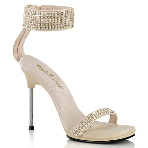 beige 11,5 cm CHIC-40 fabulicious sandaler med stiletth�l