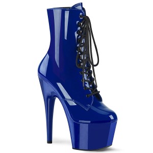 bl� lakkl�r 18 cm ADORE-1020 plat� ankelst�vletter til dame