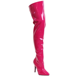 fuchsia lakk 13 cm SEDUCE-3010 l�rh�ye st�vler til menn