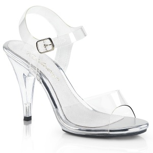 gjennomsiktig 10 cm CARESS-408 dame sandaletter lavere h�l
