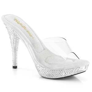 gjennomsiktig 11,5 cm ELEGANT-401 strass steiner plat� slip ins dame