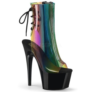 gjennomsiktig 18 cm ADORE-1018C-RB pole dancing ankelst�vletter