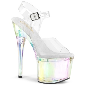 gjennomsiktig 18 cm ESTEEM-708RBP hologram plat� h�ye h�ler dame