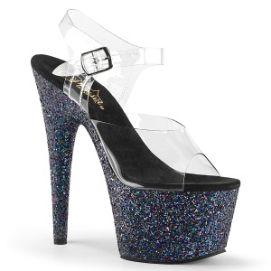 glitter plat� 18 cm ADORE-708LG h�yh�lte sandaler - pole dance h�ler