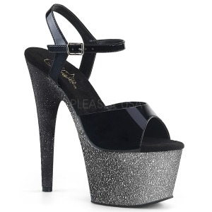 gr� 18 cm ADORE-709OMBRE glitter plat� sandaler dame