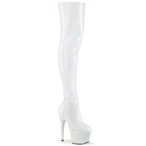 hvit 18 cm BEJ-3000-7 hologram l�rh�ye lakkst�vler