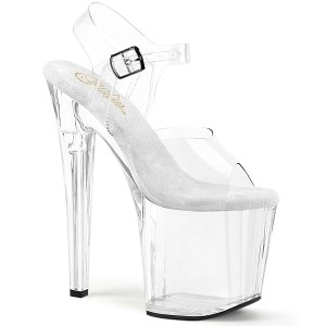 hvit transparent 19 cm ENCHANT-708 hyhlte platsko