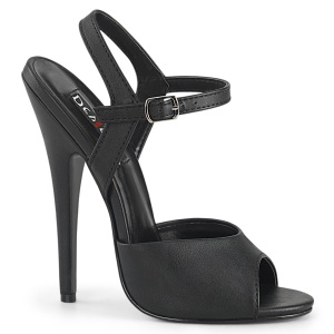 kunstl�r 15 cm DOMINA-109 dame sandaler med h�l
