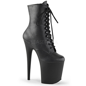 kunstl�r 20 cm FLAMINGO-1020 ankelst�vletter med plat�s�le til dame