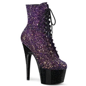 lilla glitter 18 cm ADORE-1020OMBG h�yh�lte ankelst�vletter - pole dance st�vletter
