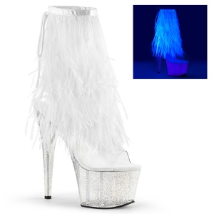 neon 18 cm ADORE-1017MFF pole dancing ankelst�vletter med frynser