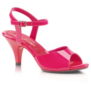 pink lakk 8 cm BELLE-309 high heels sko til menn