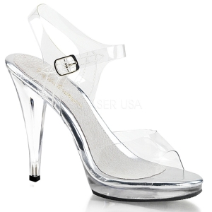 s�lv 11,5 cm FLAIR-408 dame sandaletter lavere h�l