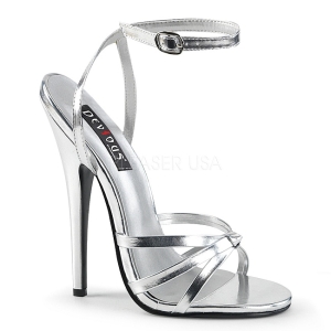 s�lv 15 cm DOMINA-108 sko med h�ye h�ler for menn