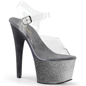 s�lv glitter 18 cm Pleaser ADORE-708OMBRE pole dancing sko