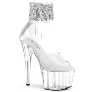 s�lv strass 18 cm ADORE-724RS-02 pleaser h�ye h�ler med ankelmansjett
