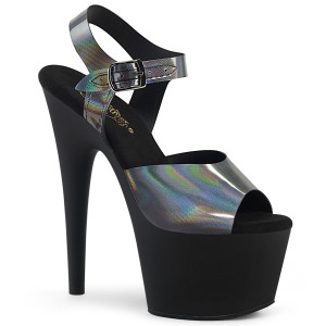 svart 18 cm ADORE-708N-DT hologram plat� h�ye h�ler dame