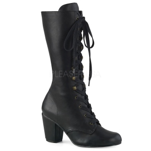 vegan 7,5 cm VIVIKA-205 Victorian st�vletter med sn�ring