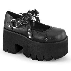 vegan 9 cm ASHES-33 demoniacult alternative plat�sko svart