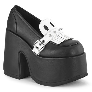 vegan blokkh�l sko 13 cm CAMEL-58 chunky sko h�ye h�ler plat�sko