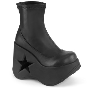 vegan emo 13 cm DYNAMITE-100 alternative kileh�ler plat�boots svart