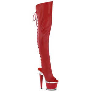 vegan sn�reboots 18 cm SPECTATOR-3030 r�de l�rh�ye st�vler �pen t� med sn�ring