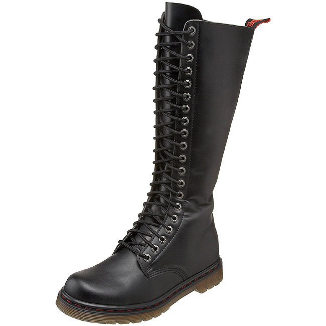Leatherette Black DEFIANT-400 Mens Lace 
