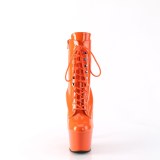 ADORE-1020 18 cm pleaser høye hæler boots oransj