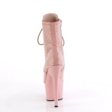 ADORE-1020RM 18 cm pleaser h�ye h�ler boots strass rosa
