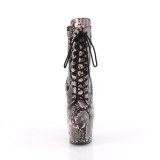 ADORE - 18 cm pleaser h�ye h�ler boots slangem�nster rosa
