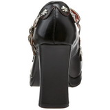 Black 10,5 cm CRYPTO-06 Mary Jane Pumps Shoes