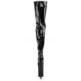 Black 25 cm BEYOND-4000 Platform Thigh High Boots