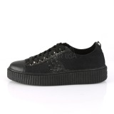 Canvas 4 cm SNEEKER-107 Mens sneakers creepers shoes
