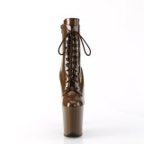 FLAMINGO-1020 20 cm pleaser h�ye h�ler boots mocha