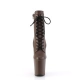FLAMINGO-10202 20 cm pleaser h�ye h�ler boots mocha