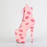 FLAMINGO-1020KISSES 20 cm pleaser h�yh�lte boots rosa