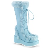 Fuskepels 7 cm CUBBY-311 lolita damest�vler med plat� i bl�