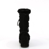 Fuskepels 7 cm CUBBY-311 lolita damest�vler med plat� i svart
