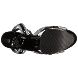 Glitter 18 cm Pleaser MOON-728 Platform High Heel Shoes