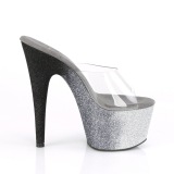 Glitter platform 18 cm ADORE-701OMBRE Exotic stripper high heel mules
