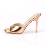Gold Rose 10 cm CLASSIQUE-01 womens mules shoes