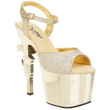 Gull 18 cm Pleaser REVOLVER-709G h�ye h�ler krom plat�