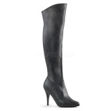 Leatherette 10 cm VANITY-2013 Women Knee Boots