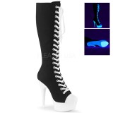 Neon 15 cm DELIGHT-2000SK Canvas high heels chucks boots